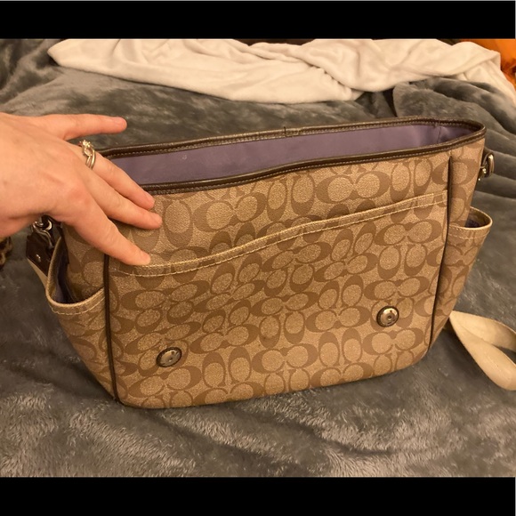 Authentic Coach diaper bag - Picture 2 of 8